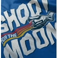 thumbnail image 5 of Shoot for the Moon Space Rocketship Romper Boys or Girls Infant Baby Brisco Brands NB, 5 of 7