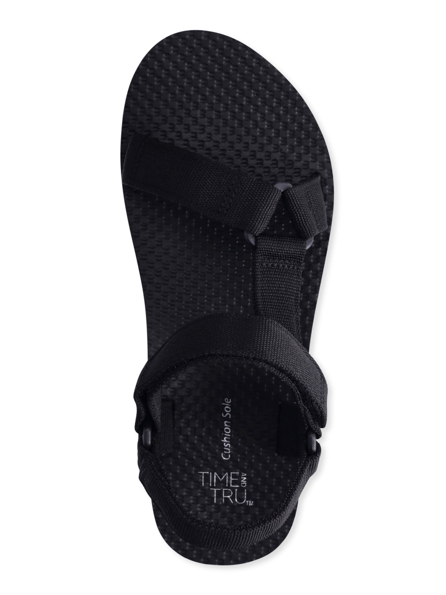 Time and Tru Women's Nature Sandals, Wide-Width Available