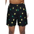 thumbnail image 1 of Weiv Men's Avocado Print Summer Fun Swim Trunks 5.5" Quick Dry Beach Swim Shorts for Men with Mesh Lining, 1 of 4