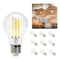 thumbnail image 1 of Lampara Foco Vintage Led Ahorrador E27 A60 10w 6500k 10pcs Blanco Frío, 1 of 6