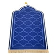 thumbnail image 4 of Elegant Prayer Rug Non Slip Worship Carpet Prayer Mat Area Rug Doormat Floor Mat Blue, 4 of 9