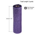 thumbnail image 2 of Unique Bargains PP Burlap Mesh 10' x 5 Yards Decorative Wrapping Ribbon, Purple 1 Roll, 2 of 5