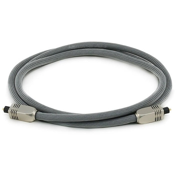 Monoprice Premium S/PDIF (Toslink) Digital Optical Audio Cable Silver