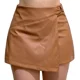 thumbnail image 1 of Short Falda Vinipiel Con Aro Metálico, 1 of 8