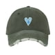 thumbnail image 1 of Gorra de béisbol con parte superior suave y ajustable con forma de corazón y agujero retro para mujer, de 54 a 60 cm de circunferencia, con ala ancha, 1 of 5