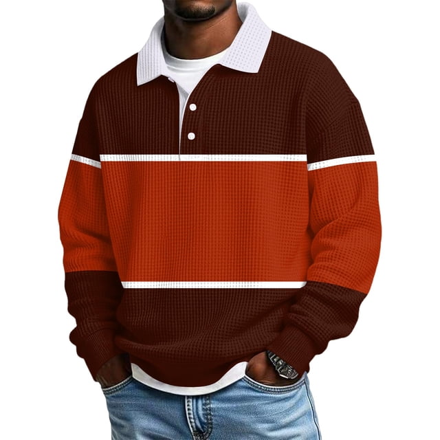 Hombres Camisa de Manga Larga Vintage Impreso Botón Abajo Cuello Turndown Casual Verano Sólido