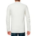 thumbnail image 2 of U.S. Polo Assn. mens Solid V-Neck Long-Sleeve Sweater (Winter White, Large), 2 of 2