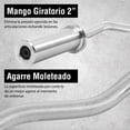 thumbnail image 3 of Barra Z Olímpica 300 Lbs Altera BOZ0517 Para Discos 2" 1.2 mts Fitness Cromada, 3 of 7