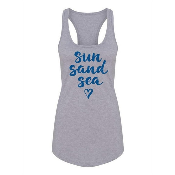 Sun, Sand, Sea Racerback Tank Women -Image by Shutterstock, Female Medium