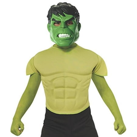 Marvel Avengers Assembler Incroyable Hulk Chandail de Costume Muscle-Poitrine avec Masque