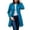 Light Blue, variant on Women's Long Coat Winter Double Breasted Collared Jackets Heavyweight Long Sleeve Solid Color Trendy Outfits Light Blue XL