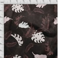 thumbnail image 4 of oneOone Georgette Viscose Brown Fabric Ocean Underwater Life Sewing Craft Projects Fabric Prints By Yard 42 Inch Wide, 4 of 4