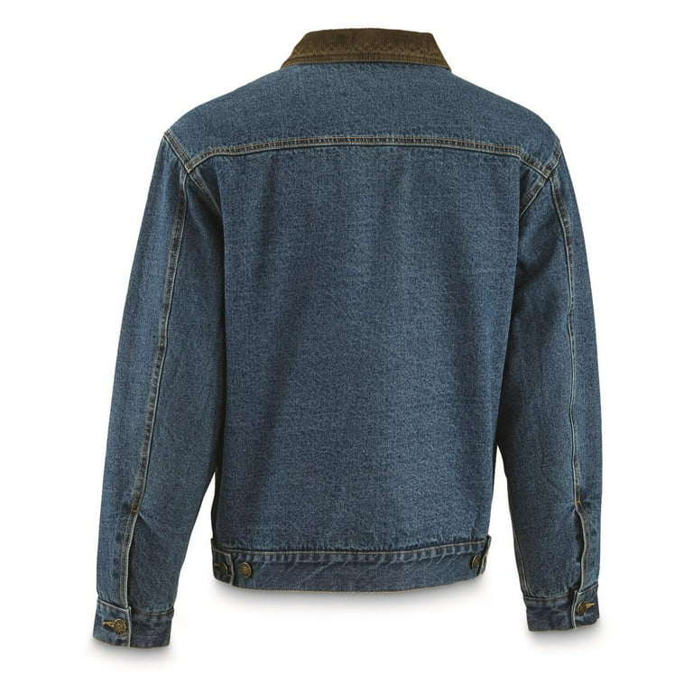 Guide Gear Men's Quilt Lined Denim Jacket Stonewash XL