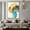 A, variant on Abstract Wall Art Painting for Living Room and Bedroom – Modern Canvas Print with Blue Green Yellow Gold Leaf Ready to Hang Home Wall Artwork