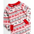 thumbnail image 3 of PJs & Presents Matching Family Christmas Pajamas Set - Velour Christmas Morning Holiday Card Ugly Christmas Pajamas, 3 of 6
