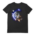 thumbnail image 1 of Random Galaxy - Camiseta Outer Space Donuts para Adultos Unisex (Negro), 1 of 2