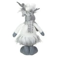 thumbnail image 5 of Northlight Standing Moose with Knitted Sweater Christmas Decoration - 12.5" - Gray and White, 5 of 5