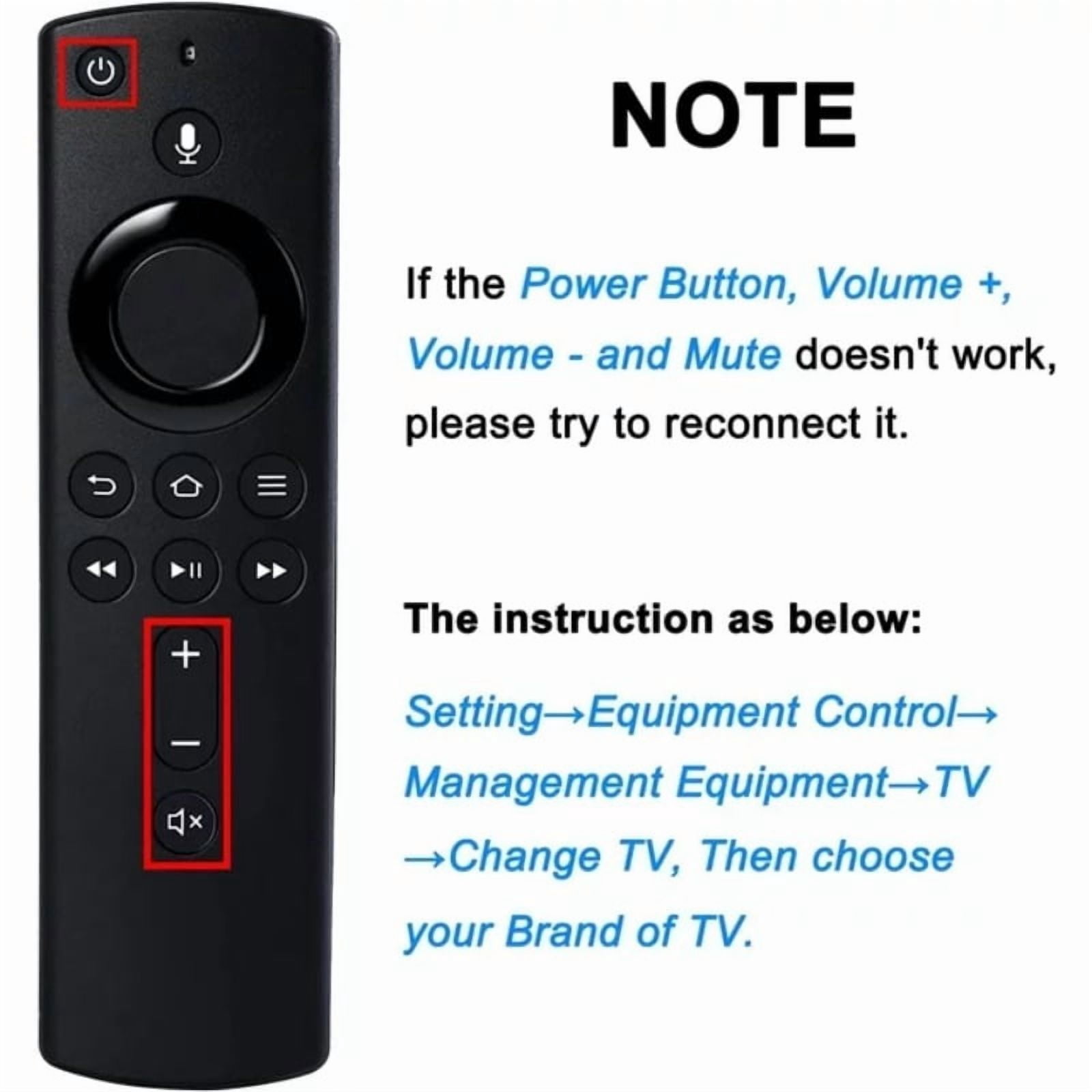 Replacement Voice Remote Control L5B83H with Voice Function Fit for Fire Smart TVs Cube,Fit for Fire Smart TVs Stick 4K,Fire Smart TVs 3rd Gen,Fit for Fire Smart TVs Stick Lite