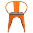 thumbnail image 3 of Yellow Metal Chair With Arms, 3 of 12