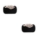 thumbnail image 2 of Bolso de mano Qarigey funcional y de moda negro pavo real blanco, 2 of 6