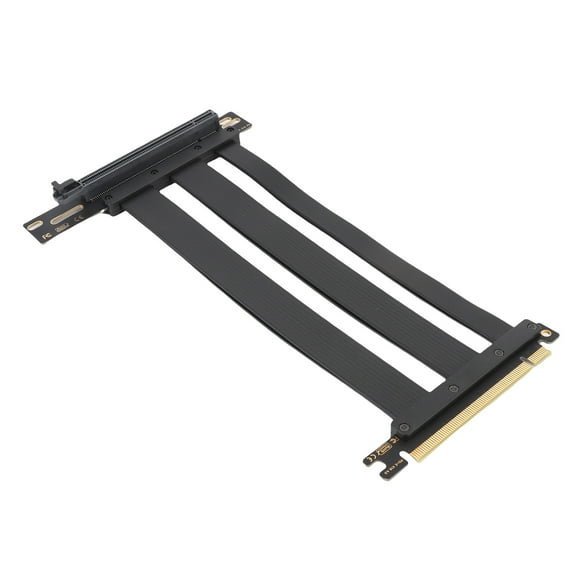 PCI E 4.0 X16 High Speed Flexible Extender Card, PCI Express 4.0 X16 GPU Riser Cable with Cable Protector for RTX 4090 Ti 8900 XT Gaming AI Applications