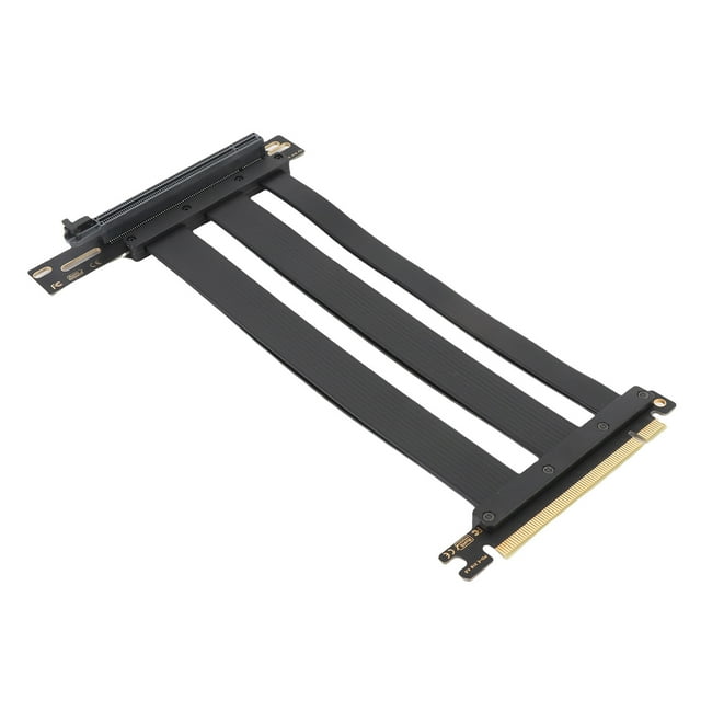 PCIe 4.0 X16 Riser Cable, 90 Degree High Speed GPU Extension Cable Extender Card Extension Adapter for RTX 4090 Ti for 8900 XT