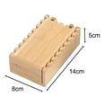 thumbnail image 7 of Wooden Rolling Case Bamboo Dice for RPG Players Tabletop Gaming jagged, 7 of 7