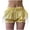 Yellow, variant on Women Y2k Gingham Bloomers Cute Low Waist Plaid Pj Shorts Sexy Micro Sleep Shorts Ruffle Pajama Bottoms Blue M