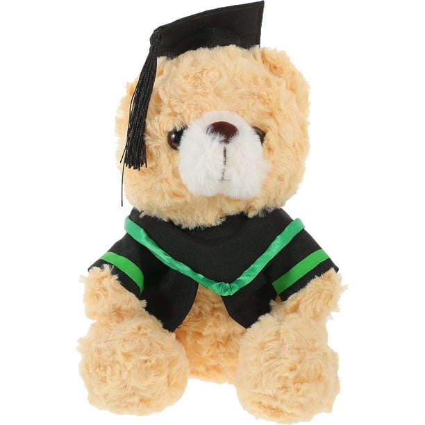 KAKOWELY Muñeco de oso de graduación, birrete de graduación, peluche de dibujos animados, adorable recuerdo