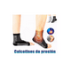 thumbnail image 2 of 4par Deportiva Calcetines Compresión Alivia Fascitis Plantar blanco y negro talla L/XL, 2 of 4