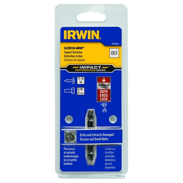 Broca extractora de tornillo de impacto IRWIN 1876223 DE3