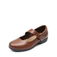 thumbnail image 1 of Zapatos DREAM PAIRS Flats Bailarinas Mary Jane Marrón Talla 7, 1 of 8