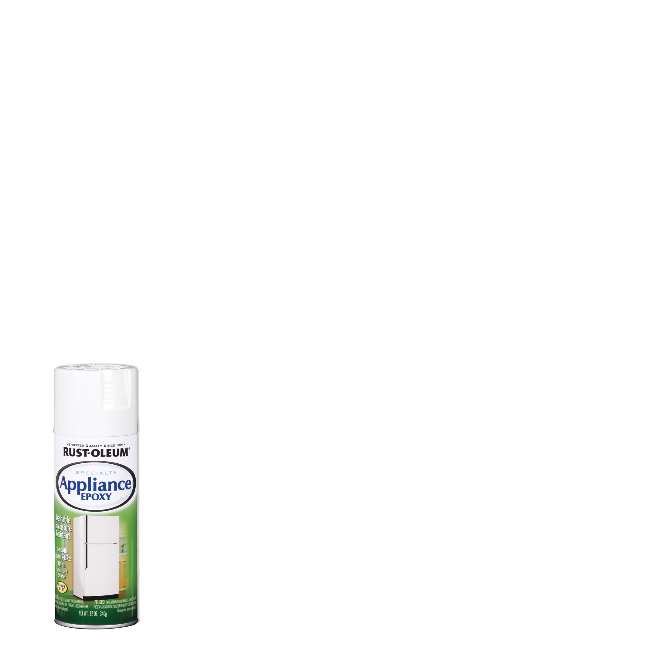 White, Rust-Oleum Specialty Gloss Appliance Epoxy Spray Paint, 12 oz
