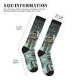thumbnail image 3 of Compression Socks for Men Women -Astronauts On Lunar Mission Knee High Compression Stockings for Men Women, 3 of 5