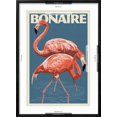 thumbnail image 5 of Art.com Bonaire, Dutch Caribbean - Flamingo Art Print by Lantern Press, Black Frame Wall Art, 21" x 29", 5 of 5