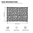 thumbnail image 3 of Cauagu simple white Snowflake for Tyvek Makeup Bag,Reusable Travel Cosmetic Bag Women Organizer Toiletry Bag Birthday,Gifts for Women Girlfriend Mom Teacher 6.5’’*8.9’’, 3 of 7