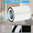 thumbnail image 6 of True HEPA KILO Filter 360°3 Stage Replacement Filters Compatible for Afloia KILO/KILO Pro/MIRO/MIRO Pro air purifier, H13 True HEPA filter, 2 PACK, 6 of 7