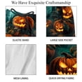 thumbnail image 4 of luoweisi Men's Beach Shorts Quick Dry Swim Trunks with Mesh Lining Halloween Pumpkin XL, 4 of 5