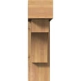 thumbnail image 2 of Ekena Millwork 7 1/2"W x 26"D x 26"H Westlake Block Smooth Bracket w/ Offset Brace, Western Red Cedar, 2 of 25