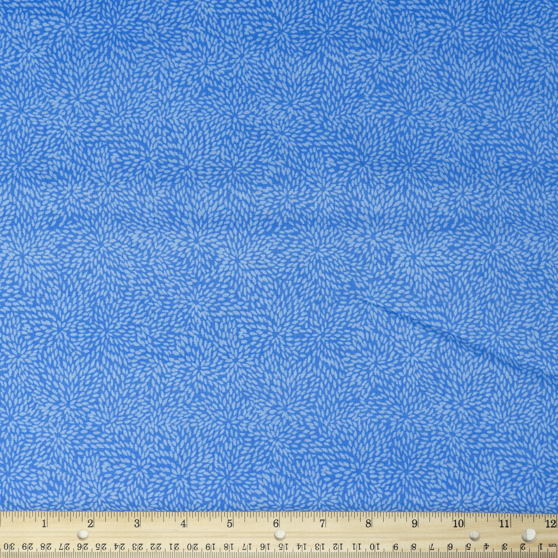 Waverly Inspirations Cotton 44' Floral Blue Color Sewing Fabric By the Yard