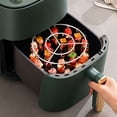 thumbnail image 4 of HLONK Stainless Steel Air Fryer BBQ Skewer Rack - Double Layer Grill Stand for Evenly Cooking Meats  Veggies & More  Multi-Functional Kitchen Tool for Healthy Cooking, 4 of 5