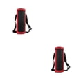 thumbnail image 2 of Toystoory Enfriador de botellas de agua, bolsa térmica con correa ajustable, tela Oxford portátil, bolsa impermeable, bolsas de refrigeración Rojo 2piezas, 2 of 6