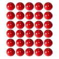 thumbnail image 1 of yuksok 50Pcs Round Wooden DIY Jewelry Necklace Craft Making 12mm Red, 1 of 7
