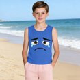 thumbnail image 4 of Camisola de Niños Pequeños 3-15 Años sin Mangas Tela Suave Impresión Gradiente para el Uso Casual Y Ocasiones Especiales, 4 of 8