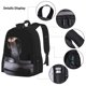 thumbnail image 3 of Disketp Black Cobra Snake Mochila Estampada de Gran Capacidad con Lonchera y Estuche, Set de 3 Piezas para Estudiantes, 3 of 7