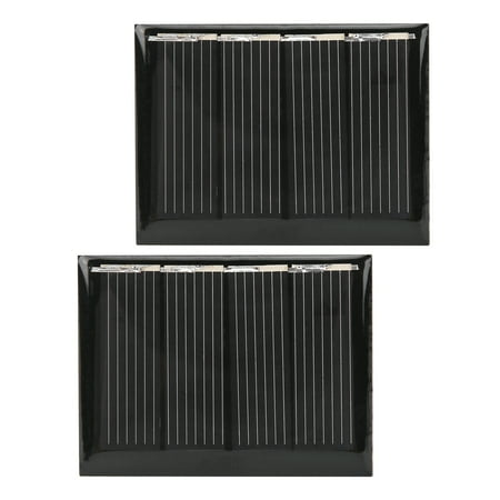 

2Pcs/Set 115MA/2V Polycrystalline Silicon Solar Panel Board Portable Solar Charger KitJIXINGYUAN