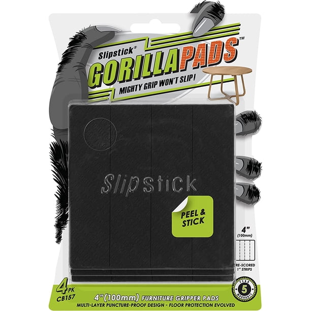 Slipstick GorillaPads Non Slip Furniture Pads/Gripper Feet Floor