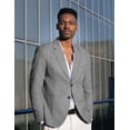 thumbnail image 2 of COOFANDY Mens Blazer Casual Fitted Sport Coats Western Summer Weeding Party Suit Jackets, 2 of 6