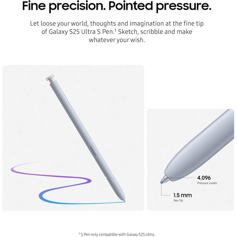 Samsung Galaxy S25 Ultra S Pen EJ-PS938BBEGUJ Black - Walmart.com