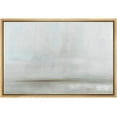 thumbnail image 3 of PixonSign Framed Canvas Print Wall Art Pastel Gray Paint Watercolor Landscape Abstract Shapes Illustrations Modern Art Decorative Minimal Relax/Calm for Living Room, Bedroom, Office - 16"x24" NATURAL, 3 of 5